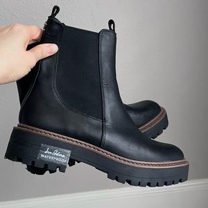 Sam Edelman size 7 Laguna Chelsea Boots Waterproof Black boots